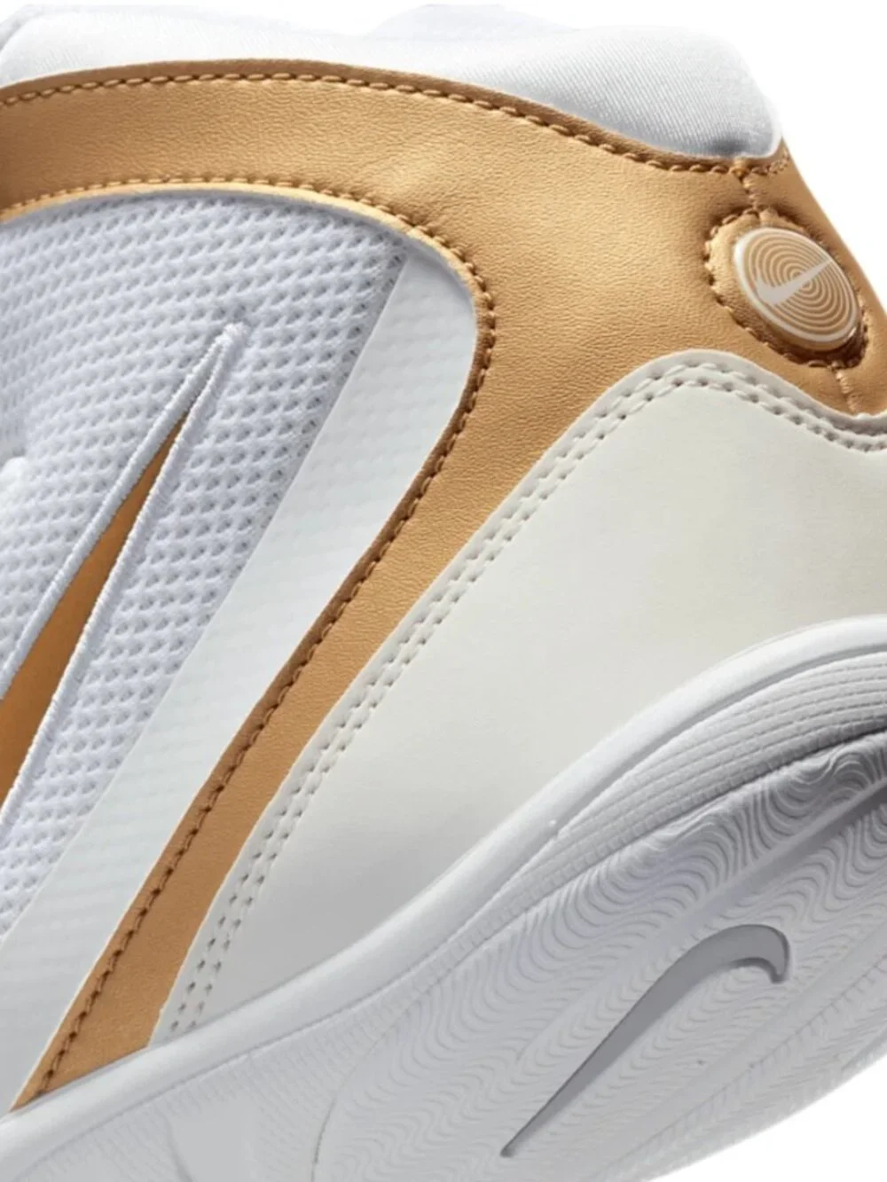Nike Freek Mens Wrestling Shoes White Metallic Gold 316403-100 NEW